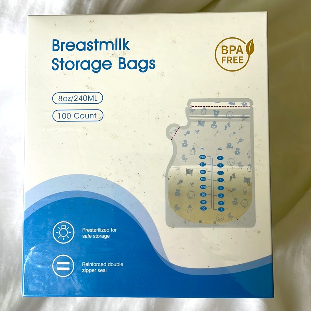 NWT Kisdream Breastmilk Storage Bags 8oz/100ct